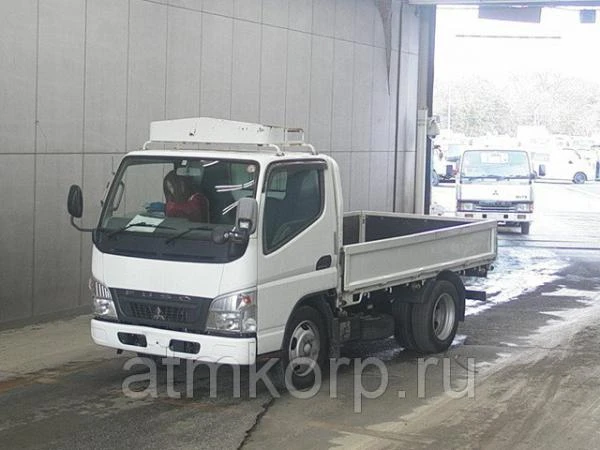 Фото Грузовик бортовой MITSUBISHI CANTER кузов FE70D гв 2008 багажник грузопод 3 тн пробег 182 т.км