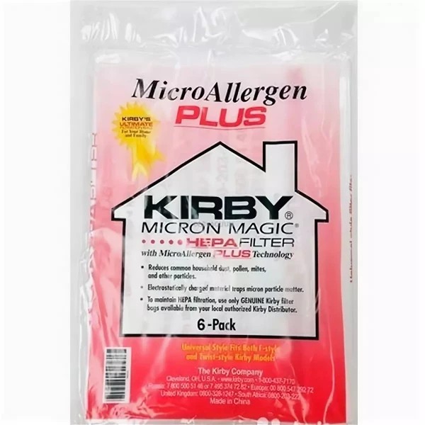 Фото Мешки Кирби (6шт) MicroAllergen Plus