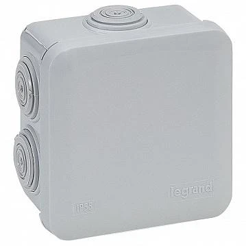 Фото Plexo55 коробка IP 55 80х80х45мм | код. L092126 | Legrand