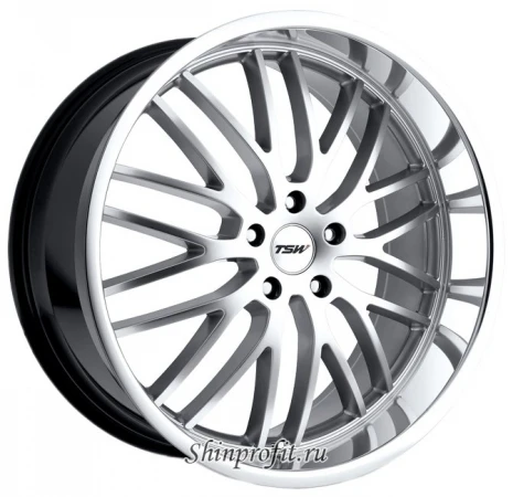 Фото TSW Snetterton 8x17/5x114.3 D76 ET40 Hyper Silver Mirror Cut Lip