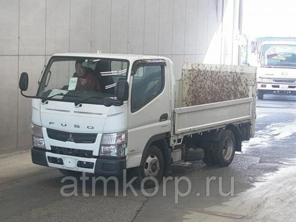 Фото Грузовик бортовой MITSUBISHI CANTER кузов FBA20 гв 2014 гидроборт грузопод 2 тн пробег 75 т.км