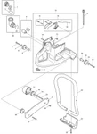 фото Makita Штифт амортизатора&#160; бензореза Makita DPC6400 (рис.26)