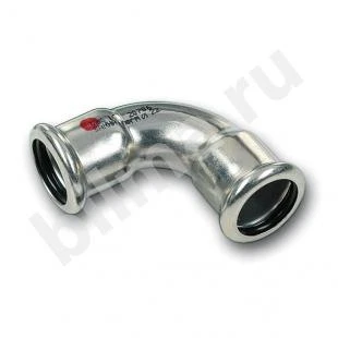 Фото Пресс - фитинг отвод 90° короткий 124002A89 Sanha Therm 24002A