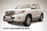 фото Slitkoff Кенгурятник d76 низкий черный TOYOTA LAND CRUISER 200 (2013)