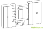 Фото №2 Стенка для гостиной Ритм-3