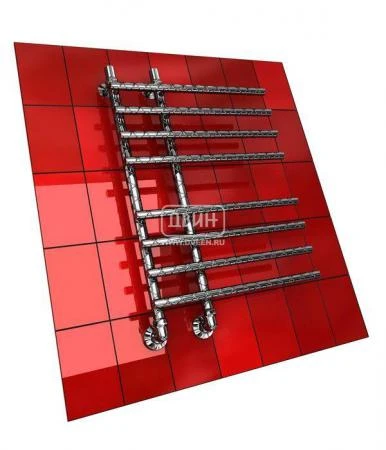 Фото Водяной полотенцесушитель лесенка Двин L TWIST 100/15/65