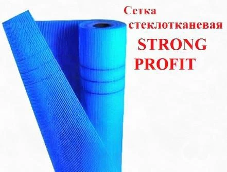 Фото Сетка стеклотканевая фасадная STRONG PROFIT с ячейкой 5мм х 5мм плотностью 160 г/кв. м