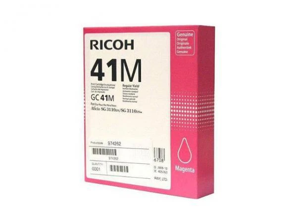 Фото Ricoh Print Cartridge GC 41M