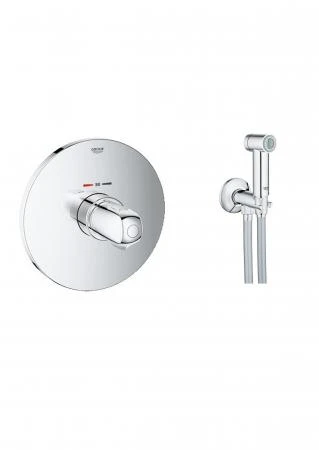 Фото Гигиенический душ с термостатом Grohe 34537263 встроенный