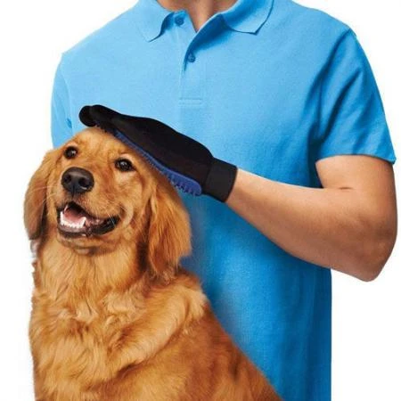 Фото Перчатка для снятия шерсти с домашних животных Pet Brush Glove