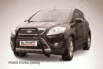 фото Slitkoff Кенгурятник d57 высокий с одной перемычкой черный FORD KUGA (2008)