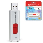 фото Флэш-диск 4 GB, TRANSCEND Jet Flash 530, USB 2.0, белый