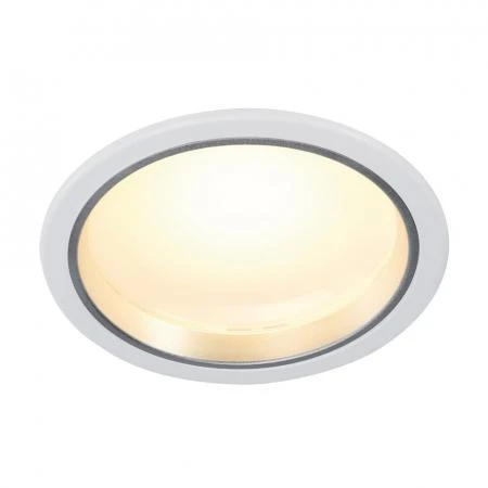 Фото LED DOWNLIGHT 30/3 светильник встраиваемый с 30 SMD LED 15Вт (16Вт), 3000K, 1200lm, 100°, белый | 160441 SLV