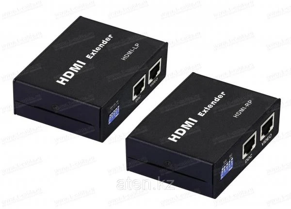 Фото HIT-HDMI-CAT5-060PRO Удлинитель линий HDMI по двум кабелям витая пара (5e/6 Кат) на длины до 60 м