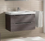 фото Villeroy &amp; Boch Тумба с раковиной Villeroy &amp; Boch Subway 2.0 100см A690 10 FQ дуб графитовый