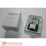 фото Компьютерная розетка -1xRJ-45 CAT5e, одинарная, экранированная