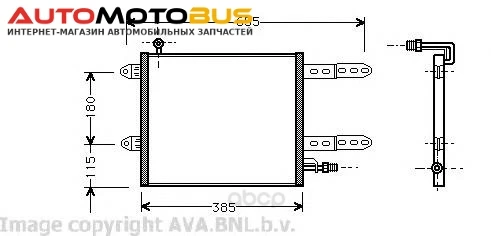 Фото Радиатор охлаждения двигателя Ava VW5150