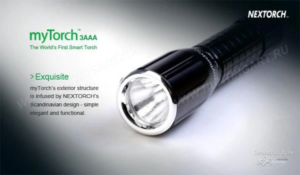 Фото Фонари NexTorch myTorch, светодиодный серия S Варианты myTorch 3AAA