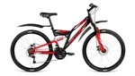 фото Велосипед Altair MTB FS 26 2.0 disc черный/красный