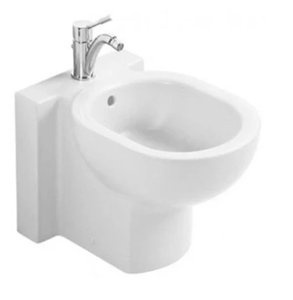 Фото Биде напольное Villeroy&Boch Editionals Plus 74440096 с 1 отверстием под смеситель, с переливом