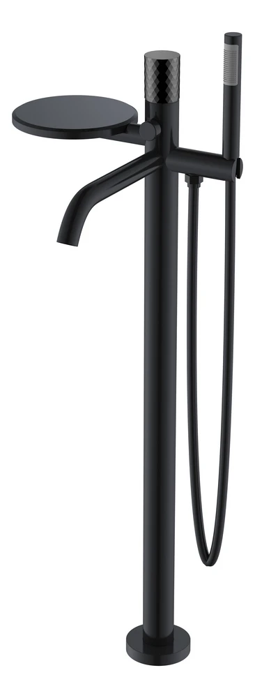 Фото Boheme Stick 129-BB Смеситель напольный BLACK DIAMOND BLACK