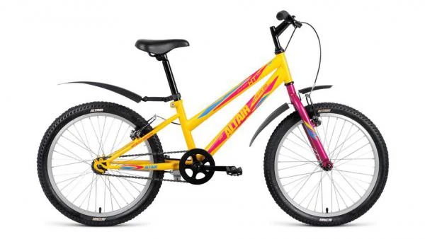 Фото Велосипед Altair MTB HT 20 1.0 Lady Желтый матовый