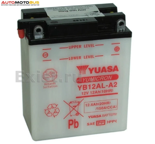 Фото Yuasa YB12AL-A2