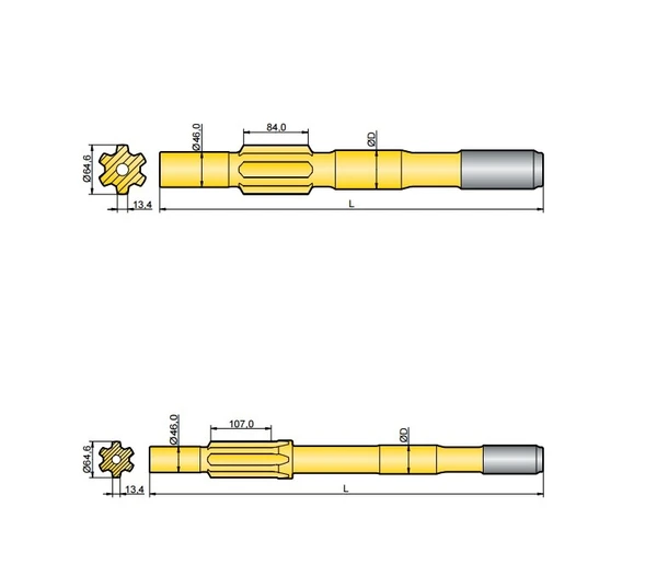 Фото Хвостовик аналог Ingersoll Rand YH 80A, YH 80A RP