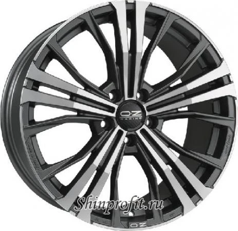 Фото OZ Racing Cortina 10x19/5x120 D79 ET40 Matt Dark Graphite Diamond Cut