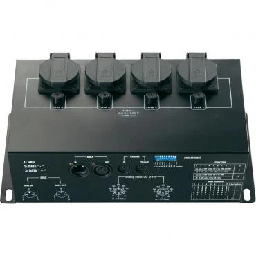 Фото Диммерный блок EUROLITE EDX-4 DMX dimmer paсk