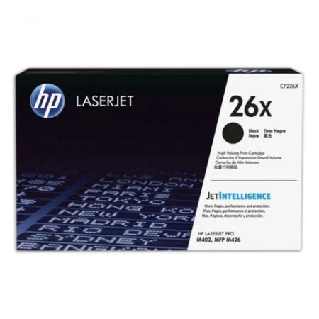 Фото Картридж лазерный HP (CF226X) LaserJet Pro M426fdn, №26X, оригинальный, увеличенный ресурс 9000 страниц