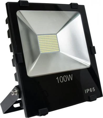 Фото Прожектор светодиодный 2835 SMD 100W 10000LM 6400K AC220V/50Hz 285*250*70mm IP65 черный LL-844; 12977