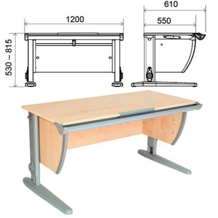 Фото Стол-парта регулируемый ДЭМИ СУТ.15