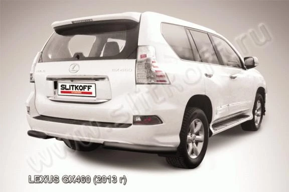 Фото Slitkoff Уголки d76 черные LEXUS GX460 (2013)