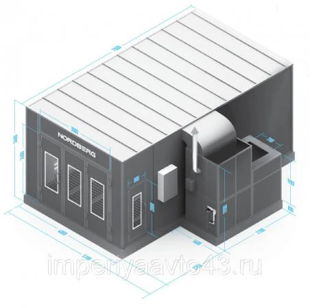 Фото Окрасочно-сушильная камера Nordberg Economic