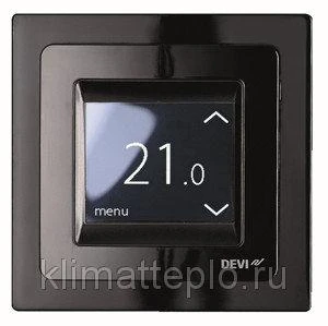 Фото Терморегулятор DEVIreg Touch Pure Black