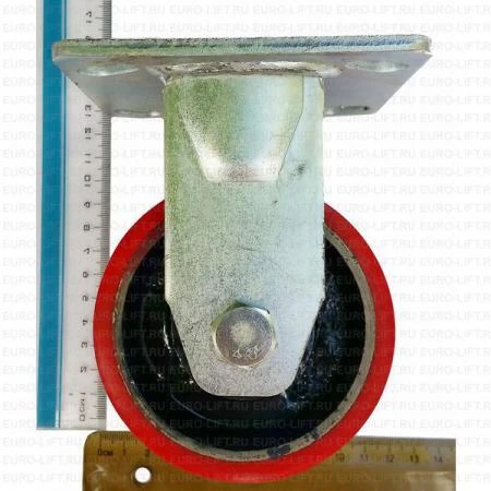 Фото Большегрузное колесо с полиуретановой шинкой марки С-4107-DUS не поворотное