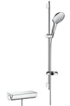 фото Hansgrohe Ecostat Select/Raindance Select S 150 3jet/Combi 27037400 Душевой гарнитур с термостатом (хром/белый) | интернет-магазин сантехники Santehmag.ru