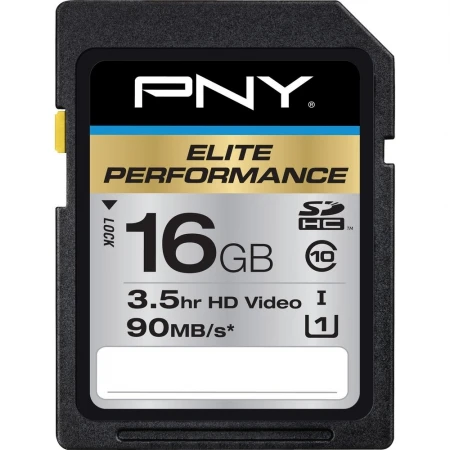 Фото PNY Карта памяти PNY Elite Performance SDHC class 10 16GB 90MB/s