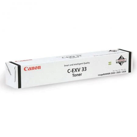 Фото Тонер CANON (C-EXV33BK) iR2520/2520i/2525/2525i/2530/2530i, черный, ориг., 700 г, ресурс 14600 стр.