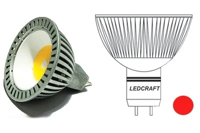 Фото Светодиодная лампа LC-120-MR16-GU5.3-3-R красный