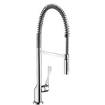 фото Hansgrohe Axor Citterio Semi Pro 39840800 Смеситель для кухни (нерж.сталь) | интернет-магазин сантехники Santehmag.ru