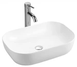 фото Раковина BelBagno BB2143-P накладная, 61х40х14,5 см