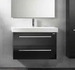 фото Berloni Bagno Fusion FUBS03T Тумба с керамической раковиной на 90 см | интернет-магазин сантехники Santehmag.ru