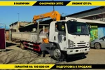 фото Бортовой автомобиль на шасси Isuzu Elf с КМУ XCMG 5 т