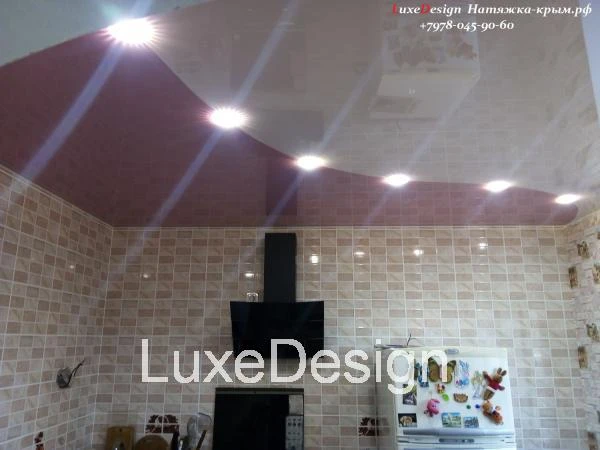 Фото Комбинированные натяжные потолки LuxeDesign