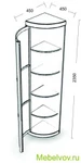 Фото №2 Угловой элемент с распашной дверью
