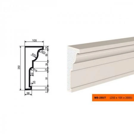 Фото Молдинг МВ-250/7 (МС-142)