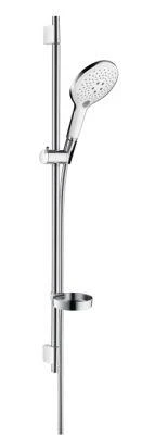 Фото Hansgrohe Raindance Select S150 3 jet/ Unica'S Puro 27803400 Душевой гарнитур (хром/белый)