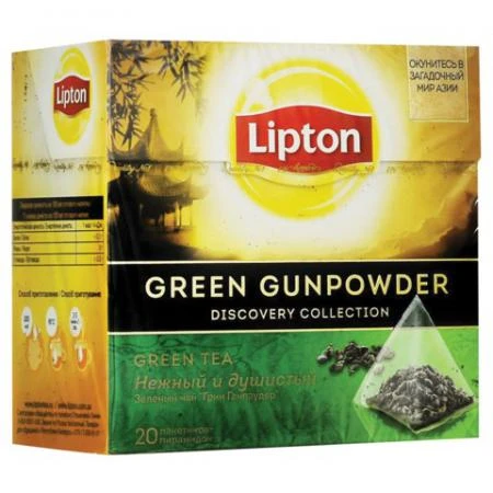 Фото Чай LIPTON (Липтон) "Green Gunpowder"